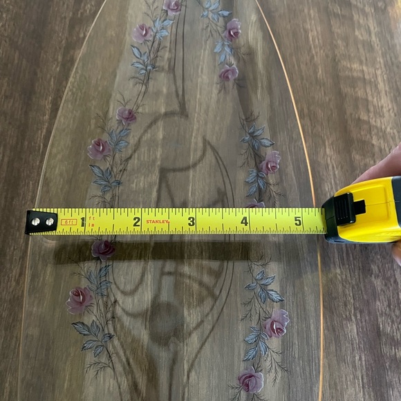 Floral Glass Decorative Dish/tray - Picture 8 of 8